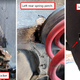 Much of the compromised metal was hidden behind a thick layer of rubberized sealer.